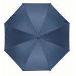 Wind-resistant automatic pongee umbrella with straight handle Ø137 royal blue colour sixth view
