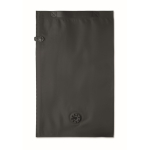 Polyester vacuum compression bag with valve and double seal 10L black colour second view
