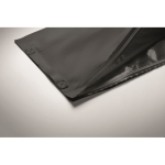Polyester vacuum compression bag with valve and double seal 10L black colour fifth photographic view