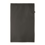 Polyester vacuum compression bag with valve and double seal 10L black colour sixth view
