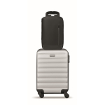 Laptop backpack with PU details and trolley strap 15'' black colour tenth view