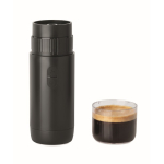 Portable coffee maker for ground coffee and compatible capsules 1.800mAh black colour second view