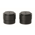 Portable coffee maker for ground coffee and compatible capsules 1.800mAh black colour fifth view