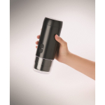 Portable coffee maker for ground coffee and compatible capsules 1.800mAh black colour photographic view
