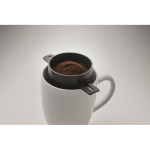 Reusable stainless steel coffee filter with case black colour fourth photographic view