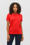 Unisex cotton polo with contrast stripe 200g/m² SOL'S PALERMO red colour second view