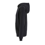Unisex cotton zip-up hoodie 450g/m² SOL'S LEGACY black colour sixth view