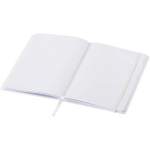A5 notebook with elastic closure and matching ribbon, dotted pages white colour second view