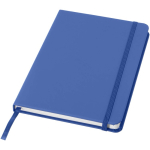 A5 notebook with elastic closure and matching ribbon, dotted pages royal blue colour