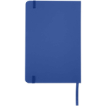A5 notebook with elastic closure and matching ribbon, dotted pages royal blue colour second rear view