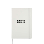 A5 notebook with elastic closure and matching ribbon, dotted pages main view
