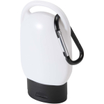 SPF 30 sun cream with integrated carabiner and vanilla fragrance 30ml black colour