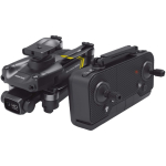 Prixton drone with mobile app and multidirectional obstacle detection black colour second view