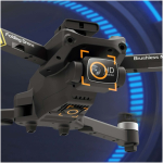 Prixton drone with mobile app and multidirectional obstacle detection black colour lifestyle image