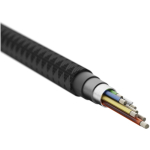 Braided nylon USB-C cable with Xtorm 100W fast charging black colour close-up view 2