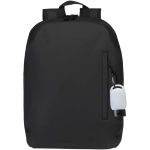 Portable hand gel with carabiner and citrus fragrance 30ml black colour second view
