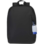 Portable hand gel with carabiner and citrus fragrance 30ml blue colour second view