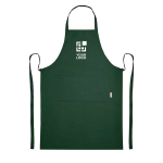 Cotton apron with double pocket, 200 g/m2 main view