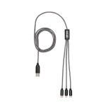 5-in-1 charging and synchronisation cable with multiple connectors main view
