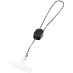USB-C charging cable with wrist lanyard and 20W fast charging black colour second view