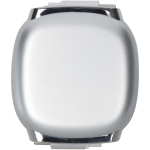 Retractable charging cable with multiple 100W connectors silver colour second rear view