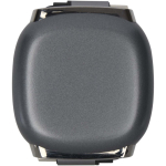 Retractable charging cable with multiple 100W connectors shiny silver colour second rear view