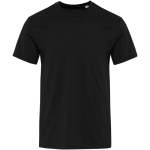 Unisex short-sleeved organic cotton T-shirt 160 g/m2 Elevate black colour second front view