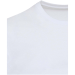 Unisex short-sleeved organic cotton T-shirt 160 g/m2 Elevate white colour close-up view 1