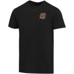 Unisex short-sleeve crew-neck cotton T-shirt 200 g/m2 Elevate black colour screen printing view