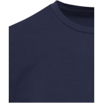 Unisex short-sleeve crew-neck cotton T-shirt 200 g/m2 Elevate navy-blue colour close-up view 1