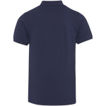Unisex short-sleeve cotton-blend polo shirt 220 g/m² Elevate navy-blue colour second rear view