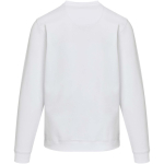 Unisex crew neck sweatshirt with brushed interior 280 g/m2 Elevate white colour second rear view