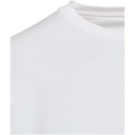 Unisex crew neck sweatshirt with brushed interior 280 g/m2 Elevate white colour close-up view 1