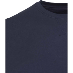 Unisex crew neck sweatshirt with brushed interior 280 g/m2 Elevate navy-blue colour close-up view 1