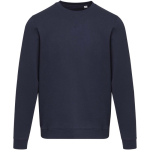 Unisex crew neck sweatshirt with brushed interior 280 g/m2 Elevate navy-blue colour second front view