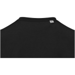 Unisex short-sleeve V-neck organic cotton T-shirt 200 g/m2 Elevate black colour second view