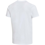 Unisex short-sleeve V-neck organic cotton T-shirt 200 g/m2 Elevate white colour third rear view