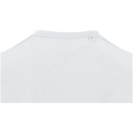 Unisex short-sleeve V-neck organic cotton T-shirt 200 g/m2 Elevate white colour second view
