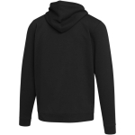 Unisex brushed interior hoodie 280 g/m² Elevate black colour third rear view