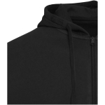 Unisex brushed interior hoodie 280 g/m² Elevate black colour close-up view 1