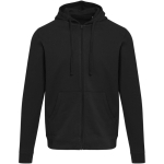 Unisex brushed interior hoodie 280 g/m² Elevate black colour second front view