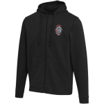 Unisex brushed interior hoodie 280 g/m² Elevate black colour screen printing view