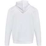 Unisex brushed interior hoodie 280 g/m² Elevate white colour second rear view