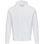 Unisex brushed interior hoodie 280 g/m² Elevate white colour second front view