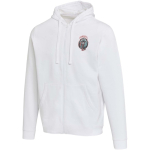 Unisex brushed interior hoodie 280 g/m² Elevate white colour screen printing view