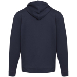 Unisex brushed interior hoodie 280 g/m² Elevate navy-blue colour second rear view