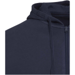 Unisex brushed interior hoodie 280 g/m² Elevate navy-blue colour close-up view 1