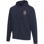 Unisex brushed interior hoodie 280 g/m² Elevate navy-blue colour screen printing view