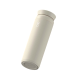 Ocean Bottle 590ml insulated tumbler with leakproof 360° lid sand colour third view