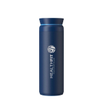 Ocean Bottle 590ml insulated tumbler with leakproof 360° lid navy-blue colour printed logo view 2